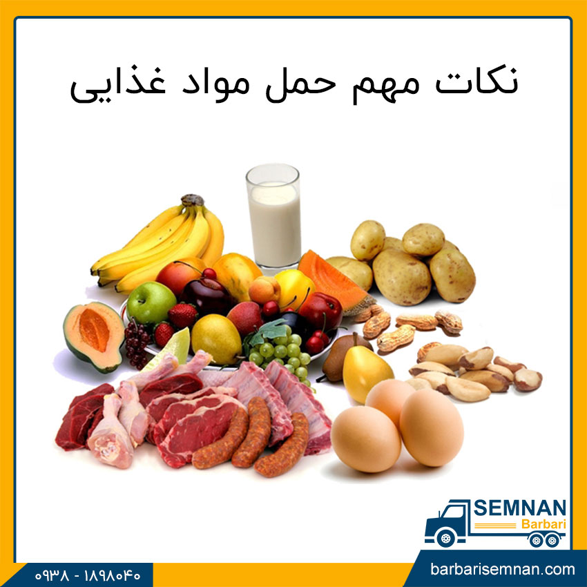 ماشین های مناسب برای حمل مواد غذایی 5 نکات مهم حمل مواد غذایی در  اسباب کشی