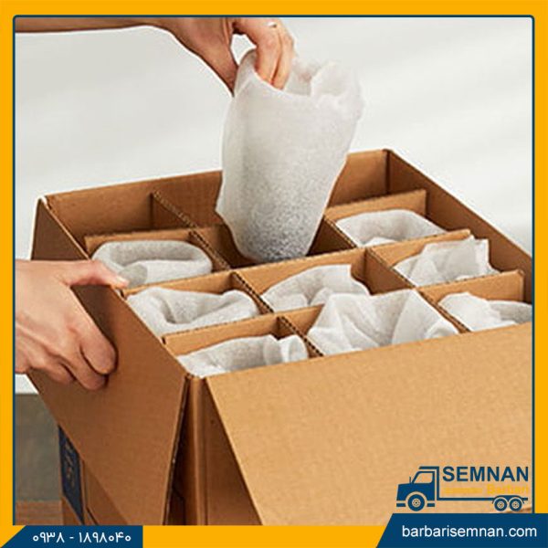 بسته بندی وسایل شکستنی